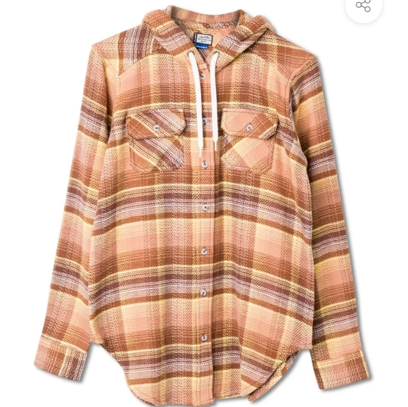 Kavu Jess Hooded Flannel Jacket - Picture 2 of 6